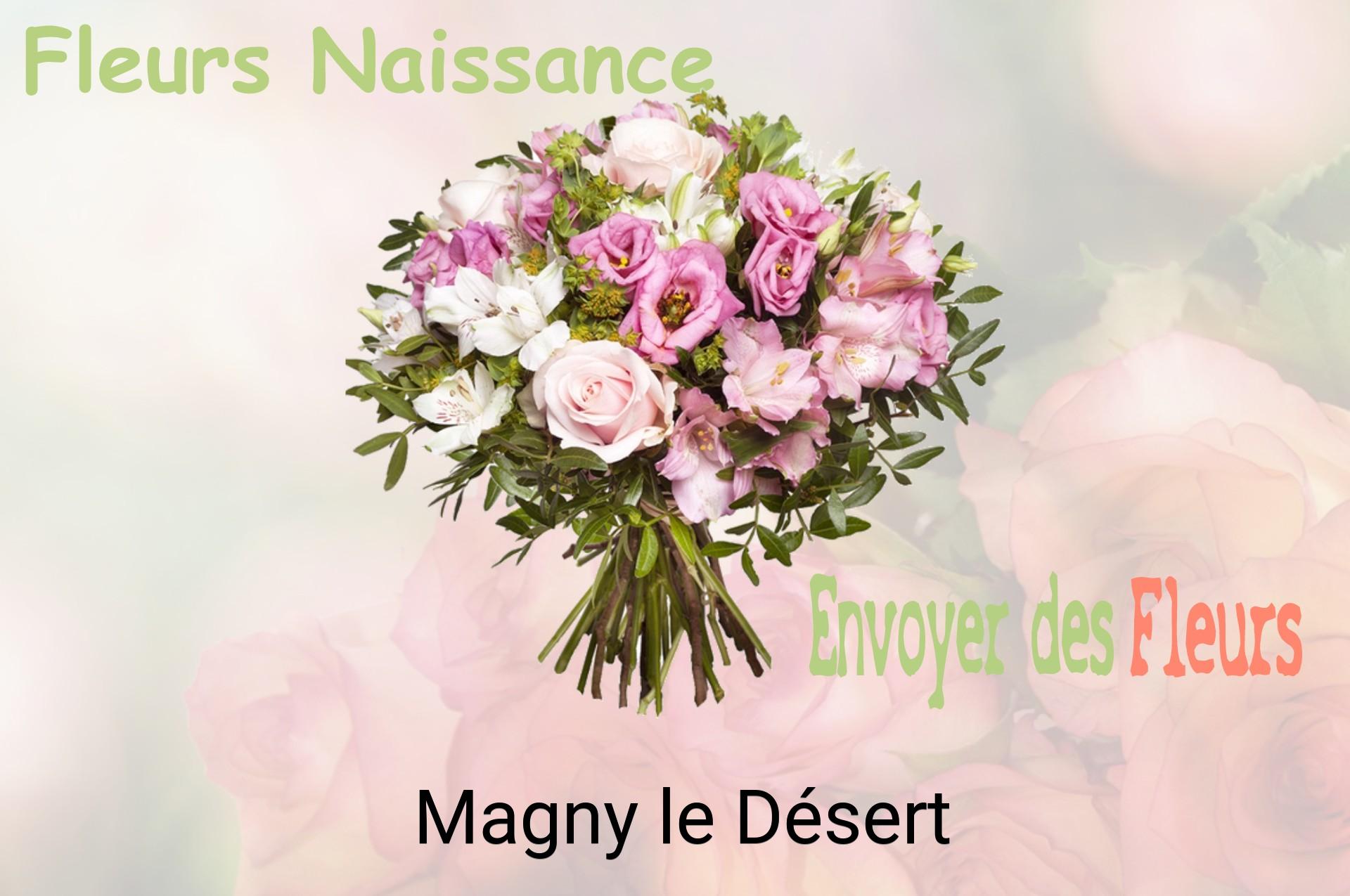 Bouquet de fleurs de naissance livré à Magny-le-Désert