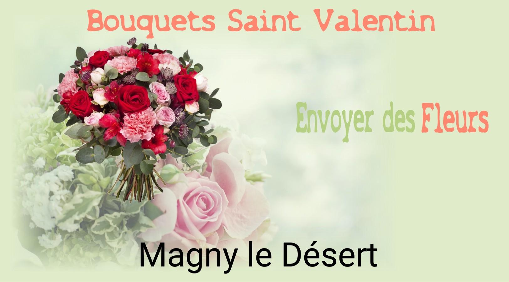 Roses de Saint-Valentin livrées à Magny-le-Désert
